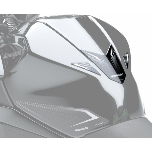 Kawasaki Kawasaki Z400 Tank Pad Black (Three Pieces)